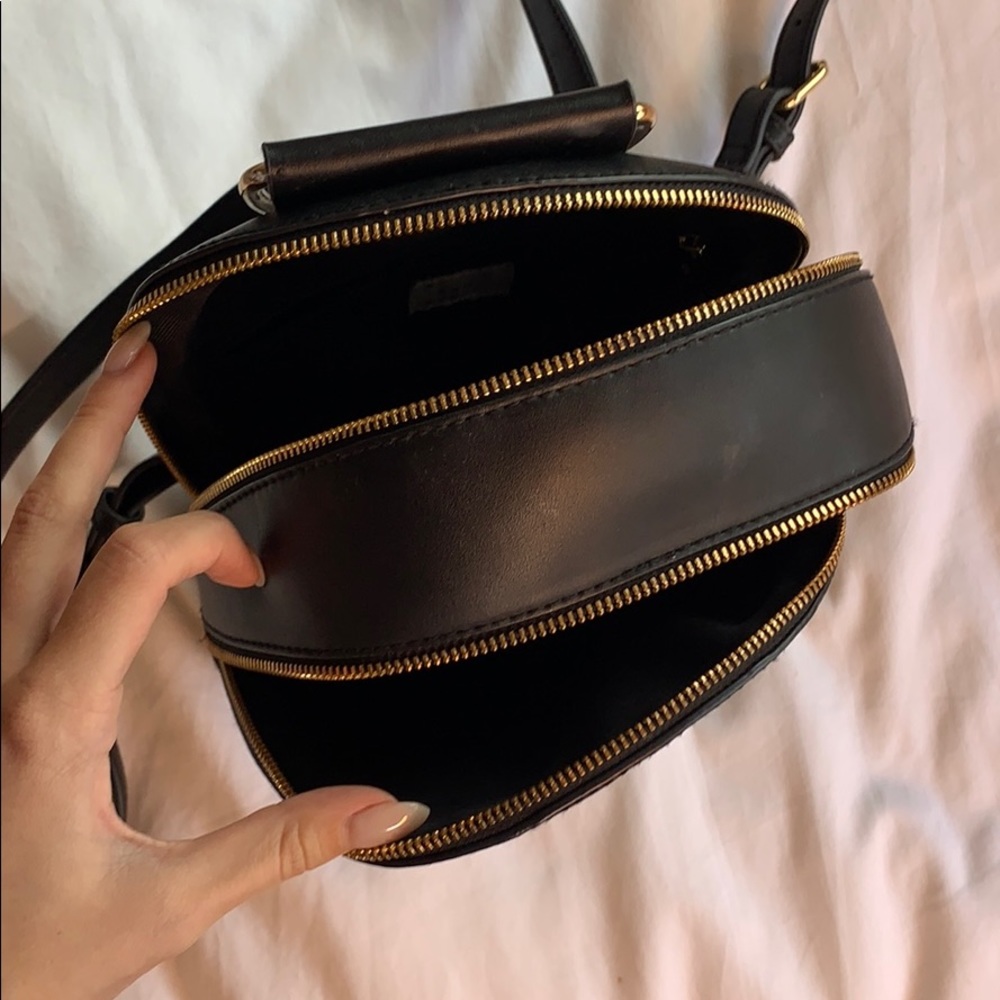 Black Small Backpack W Adjustable Straps - image 2